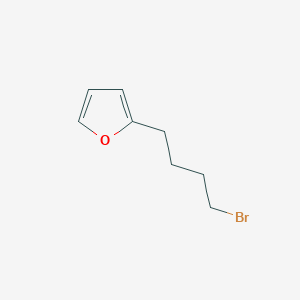 molecular formula C8H11BrO B8580659 2-(4-Bromobutyl)-furan 