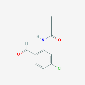 N-(5-Chloro-2-formylphenyl)-2,2-dimethylpropionamide