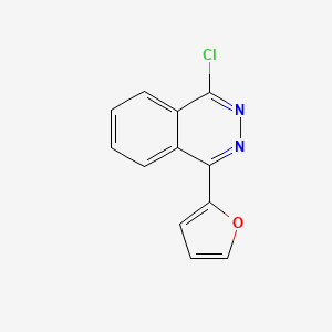 molecular formula C12H7ClN2O B8580769 1-Chloro-4-(2-furyl)phthalazine 