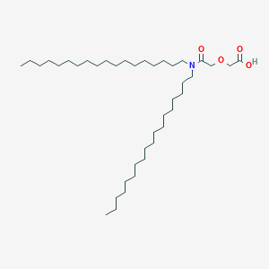 molecular formula C40H79NO4 B8580837 [2-(Dioctadecylamino)-2-oxoethoxy]acetic acid CAS No. 154269-28-0