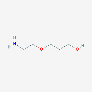 molecular formula C5H13NO2 B8580849 3-(2-Aminoethoxy)propan-1-ol 