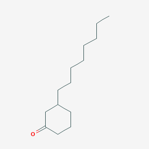 molecular formula C14H26O B8580856 3-Octylcyclohexanone 