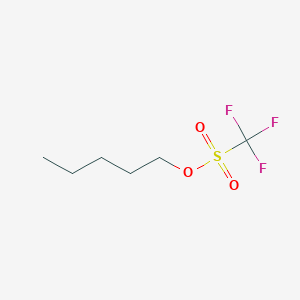 molecular formula C6H11F3O3S B8580862 n-Pentyltriflate CAS No. 41029-43-0