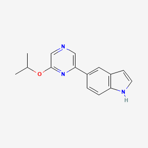 5-(6-propan-2-yloxypyrazin-2-yl)-1H-indole