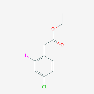 Ethyl 2-(4-chloro-2-iodophenyl)acetate