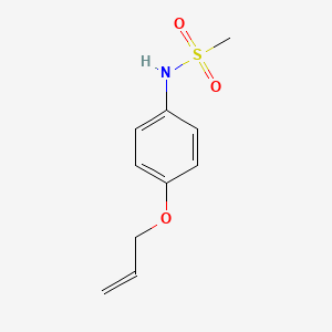 molecular formula C10H13NO3S B8580994 N-[4-(2-Propeneoxy)phenyl]methanesulfonamide 