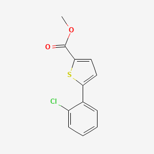 molecular formula C12H9ClO2S B8580999 Methyl 5-(2-chlorophenyl)thiophene-2-carboxylate 