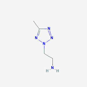 molecular formula C4H9N5 B8581006 2-(5-Methyl-tetrazol-2-yl)-ethylamine 