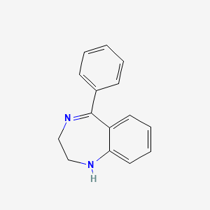 molecular formula C15H14N2 B8581040 5-phenyl-2,3-dihydro-1H-1,4-benzodiazepine CAS No. 2898-20-6
