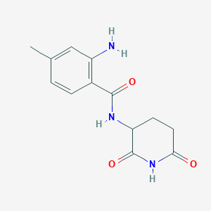 2-amino-N-(2,6-dioxo-piperidin-3-yl)-4-methyl-benzamide