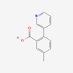 5-Methyl-2-(pyridin-3-yl)benzoic acid