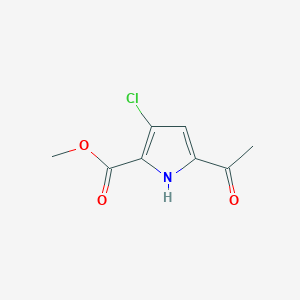 methyl 5-acetyl-3-chloro-1H-pyrrole-2-carboxylate