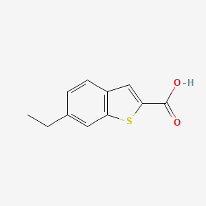 molecular formula C11H10O2S B8581284 6-Ethylbenzo[b]thiophen-2-ylcarboxylic acid 