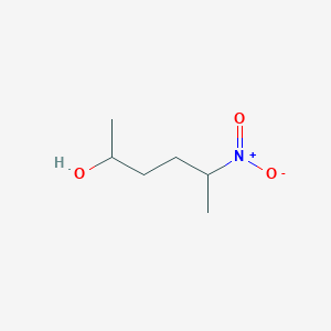 molecular formula C6H13NO3 B8581302 5-Nitro-2-hexanol 