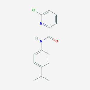 molecular formula C15H15ClN2O B8581348 6-chloro-N-(4-isopropylphenyl)pyridine-2-carboxamide 