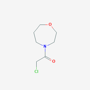 molecular formula C7H12ClNO2 B8581363 N-chloroacetyl-1,4-oxazepane 