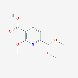 6-(Dimethoxymethyl)-2-methoxypyridine-3-carboxylic acid