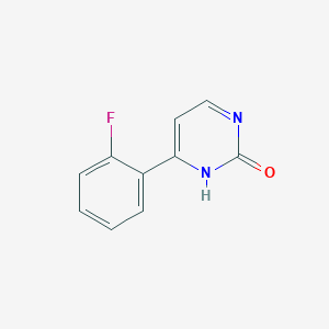 4-(2-fluoro-phenyl)-1H-pyrimidin-2-one