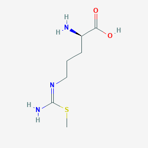 molecular formula C7H15N3O2S B8581422 S-Methyl-D-thiocitrulline CAS No. 156719-42-5