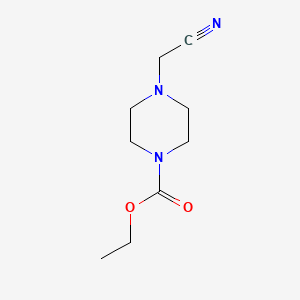 molecular formula C9H15N3O2 B8581445 4-Cyanomethyl-piperazine-1-carboxylic Acid ethyl ester 