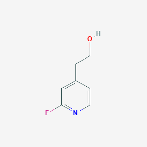 molecular formula C7H8FNO B8581469 2-Fluoro-4-(2-hydroxyethyl)pyridine 