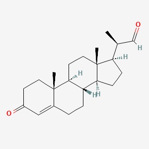 (20R)-3-Oxopregn-4-ene-20-carbaldehyde