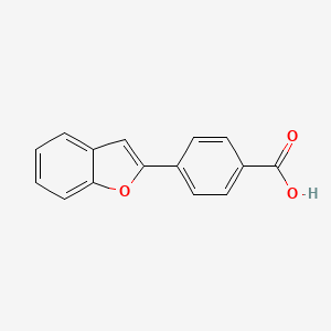 molecular formula C15H10O3 B8581517 4-(Benzofuran-2-yl)benzoic acid 