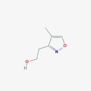 molecular formula C6H9NO2 B8581547 2-(4-Methylisoxazol-3-yl)ethanol 