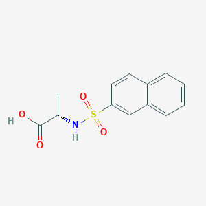 molecular formula C13H13NO4S B8581559 (S)-2-(2-naphthylsulfonylamino)propionic acid 