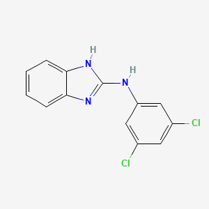 molecular formula C13H9Cl2N3 B8581581 N-(Benzimidazol-2-yl)-3,5-dichloroaniline CAS No. 917974-44-8