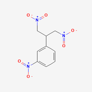 Benzene, 1-nitro-3-[2-nitro-1-(nitromethyl)ethyl]-