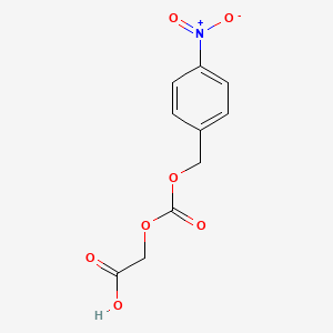 molecular formula C10H9NO7 B8581613 ({[(4-Nitrophenyl)methoxy]carbonyl}oxy)acetic acid CAS No. 89753-85-5