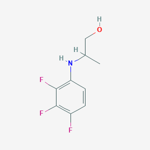 1-Propanol, 2-[(2,3,4-trifluorophenyl)amino]-