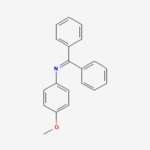 molecular formula C20H17NO B8581671 N-(4-methoxyphenyl)-1,1-diphenylmethanimine CAS No. 42834-19-5