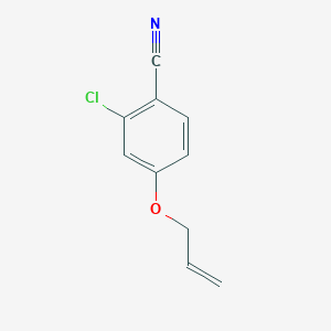 molecular formula C10H8ClNO B8581678 4-(Allyloxy)-2-chlorobenzonitrile 