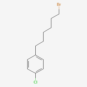 molecular formula C12H16BrCl B8581692 1-(6-Bromohexyl)-4-chlorobenzene 