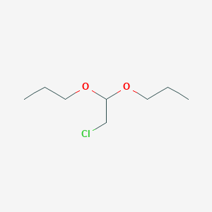 molecular formula C8H17ClO2 B8581740 1-(2-Chloro-1-propoxyethoxy)propane CAS No. 71682-06-9