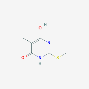 5-Methyl-2-(methylthio)pyrimidine-4,6-diol
