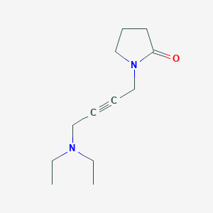 1-[4-(Diethylamino)but-2-YN-1-YL]pyrrolidin-2-one