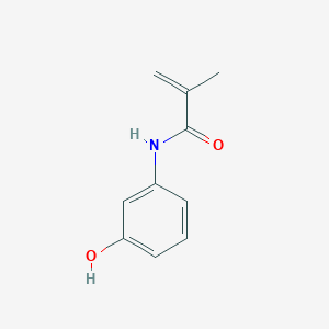 molecular formula C10H11NO2 B8581774 3'-Hydroxy-2-methylacrylanilide 
