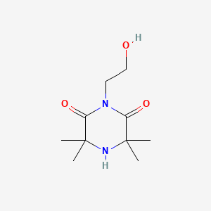 1-(2-Hydroxyethyl)-3,3,5,5-tetramethylpiperazine-2,6-dione