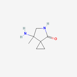 7-Amino-7-methyl-5-azaspiro[2.4]heptan-4-one