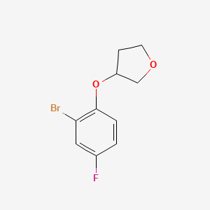3-(2-Bromo-4-fluorophenoxy)-tetrahydrofuran