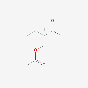2-Acetyl-3-methylbut-3-en-1-yl acetate