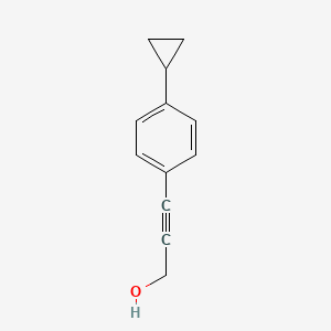 3-(4-Cyclopropylphenyl)prop-2-yn-1-ol