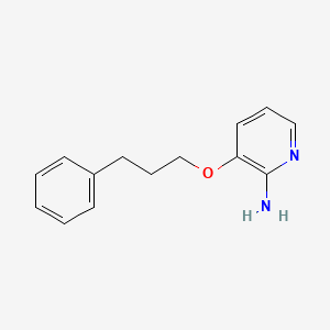 3-(3-Phenylpropoxy)pyridin-2-amine