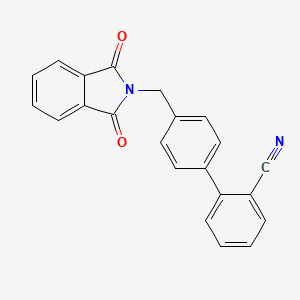 molecular formula C22H14N2O2 B8581931 4'-[(1,3-dioxo-2,3-dihydro-1H-isoindol-2-yl)methyl]-[1,1'-biphenyl]-2-carbonitrile 