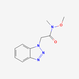 2-(1H-1,2,3-benzotriazol-1-yl)-N-methoxy-N-methylacetamide