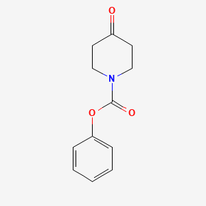 molecular formula C12H13NO3 B8581991 Phenyl 4-oxopiperidine-1-carboxylate 