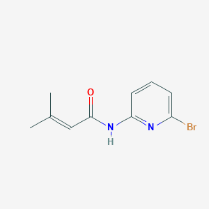 N-(6-bromopyridin-2-yl)-3-methylbut-2-enamide